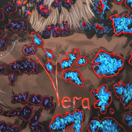 Vera V. Goncharenko- Original Oil on Canvas "Snowy Embrace"