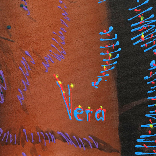 Vera V. Goncharenko- Original Oil on Canvas "The Fierce Gaze"