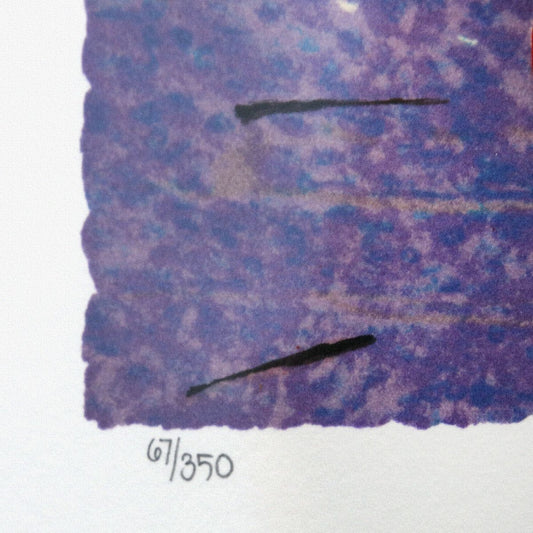 Tom Everhart- Hand Pulled Original Lithograph "Synchronize My Boogie-Evening"