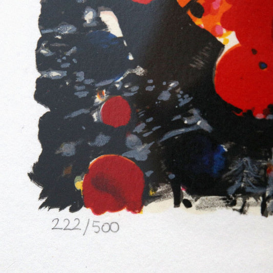 Tom Everhart- Hand Pulled Original Lithograph "Black Velvet Scream"