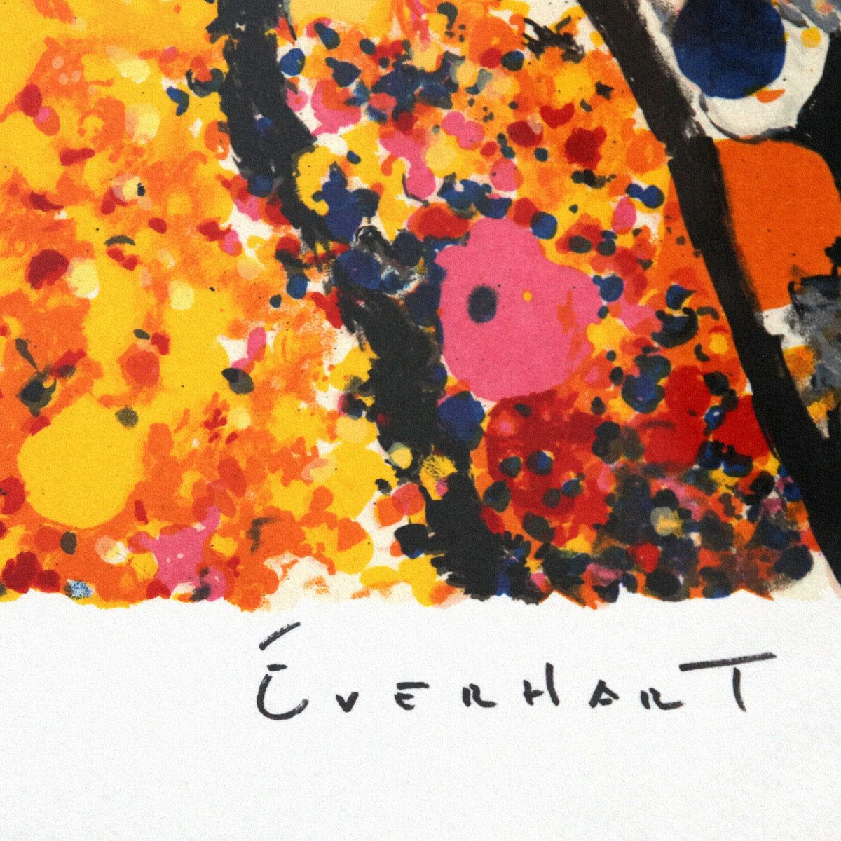 Tom Everhart- Hand Pulled Original Lithograph "Black Velvet Scream"