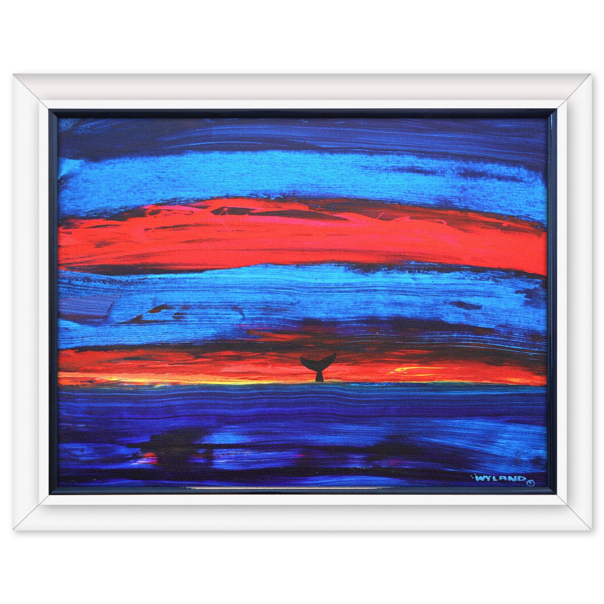 Wyland- Original Painting on Canvas "Abstract"