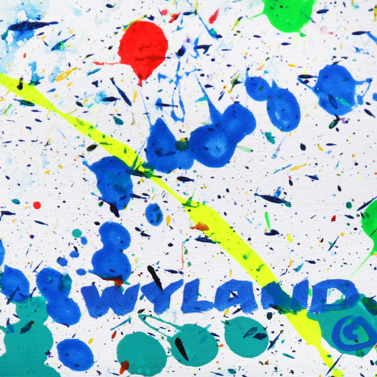 Wyland- Original Painting on Canvas "Abstract"
