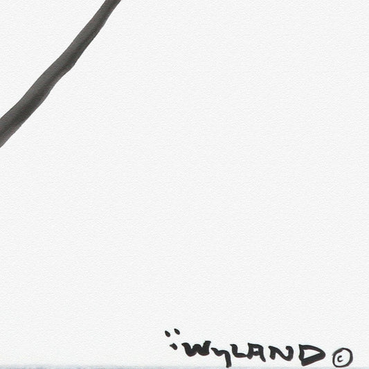 Wyland- Original Sumi Ink Painting "Orca"