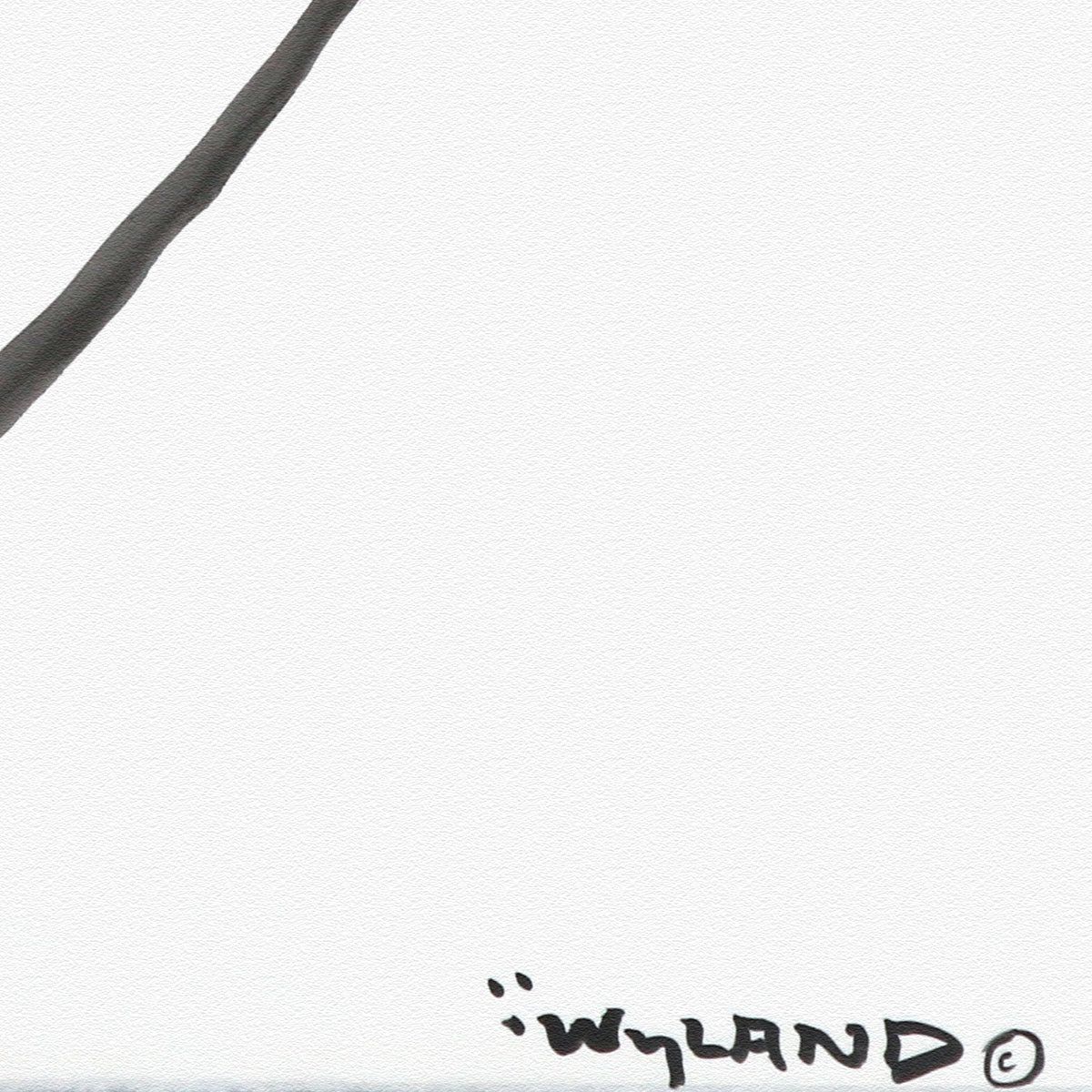 Wyland- Original Sumi Ink Painting "Orca"