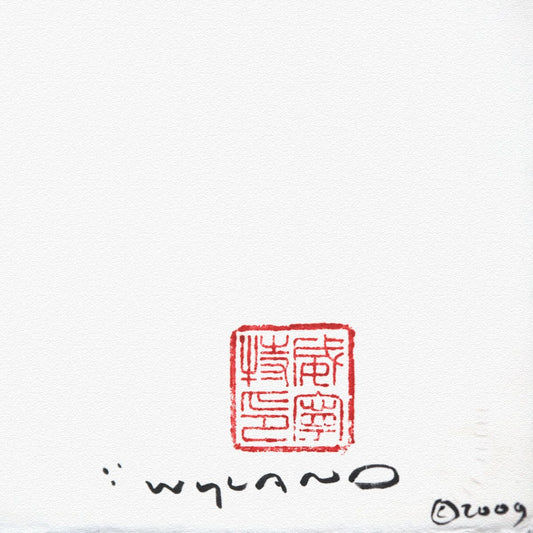 Wyland- Original Sumi Ink Painting "Marlin"