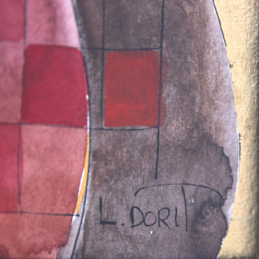 Dorit Levy- Original Mixed Media "Thoughts of Love"