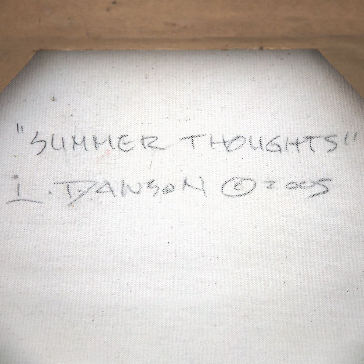 Dawson- "Summer Thoughts"