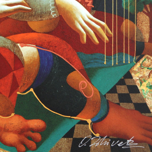 Oleg Zhivetin- Silkscreen "Friends"
