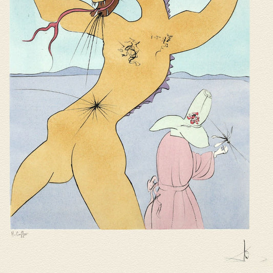 Salvador Dali- Etching "Shunboshi Little One-Inch"