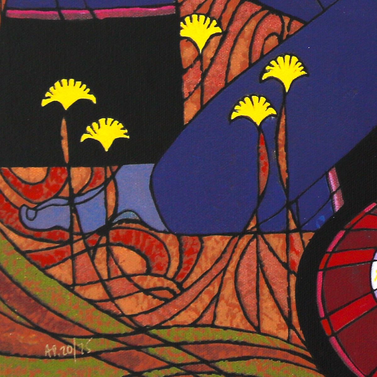 Zu Ming Ho- Silkscreen "In the Year of the Ram"