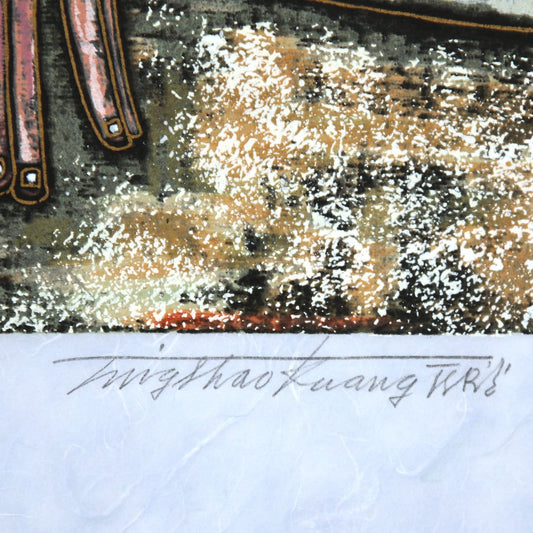 Ting Kuang- Silkscreen "The Silk Road"