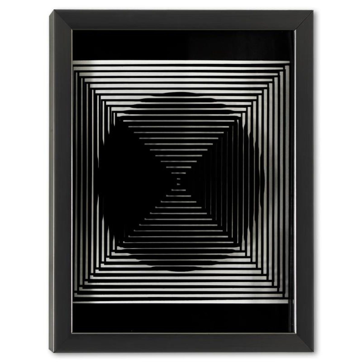 Victor Vasarely (1908-1997), "Trois Dimensions Optique de la serie Cinetiques" Framed 1973 Dimensional Art with Letter of Authenticity
