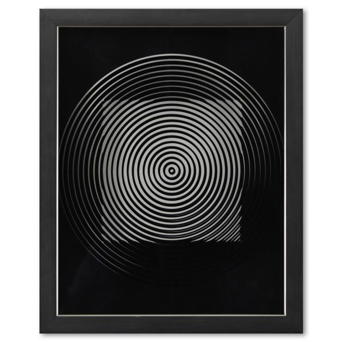 Victor Vasarely (1908-1997), "Trois Dimensions Optique de la serie Cinetiques" Framed 1973 Dimensional Art with Letter of Authenticity