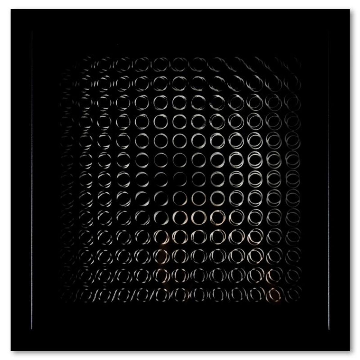 Victor Vasarely (1908-1997), "Trois Dimensions Optique de la serie Cinetiques" Framed 1973 Dimensional Art with Letter of Authenticity