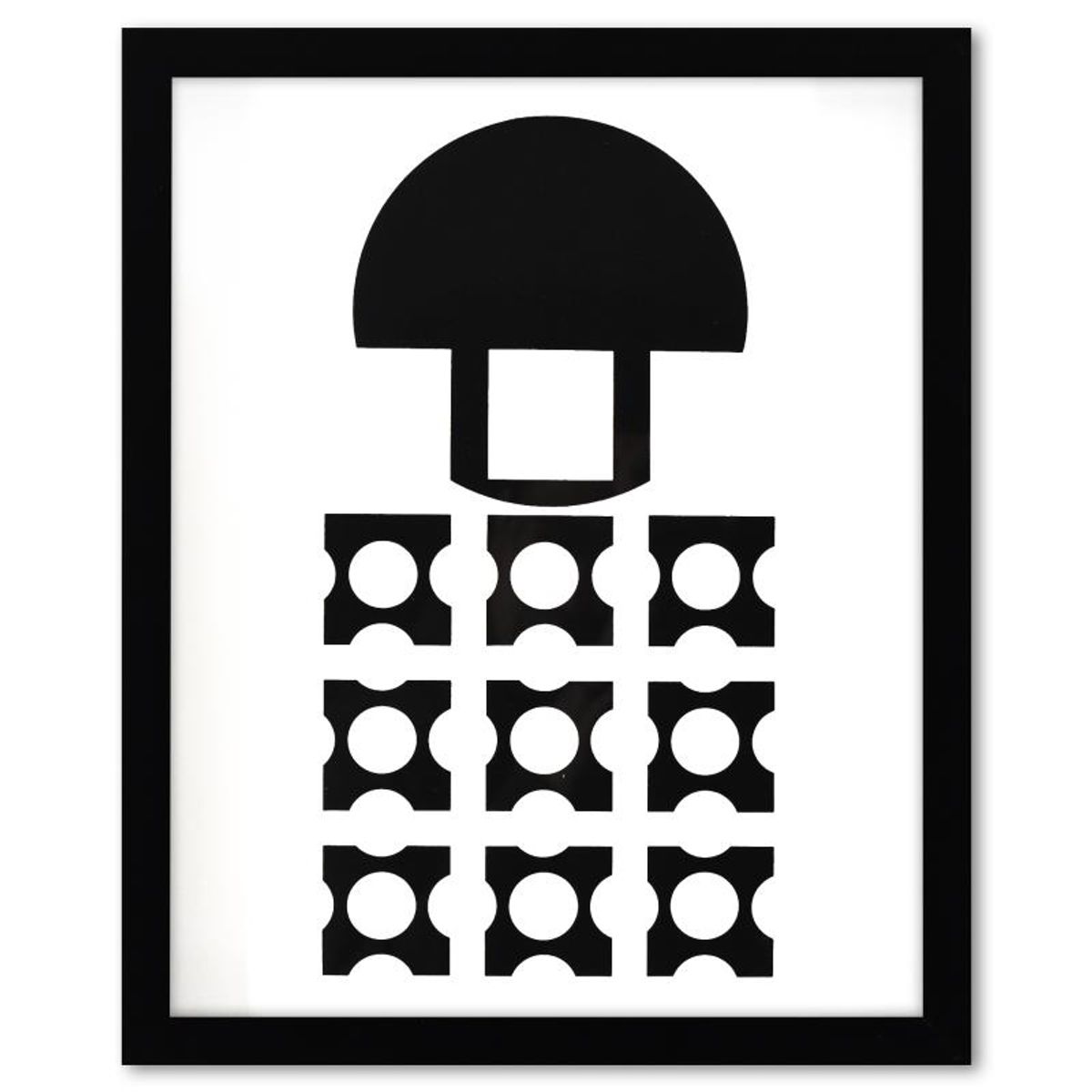 Victor Vasarely (1908-1997), "Mimas et Canopus de la serie Corpusculaires (Diptych)" Framed 1973 Heliogravure Prints with Letter of Authenticity