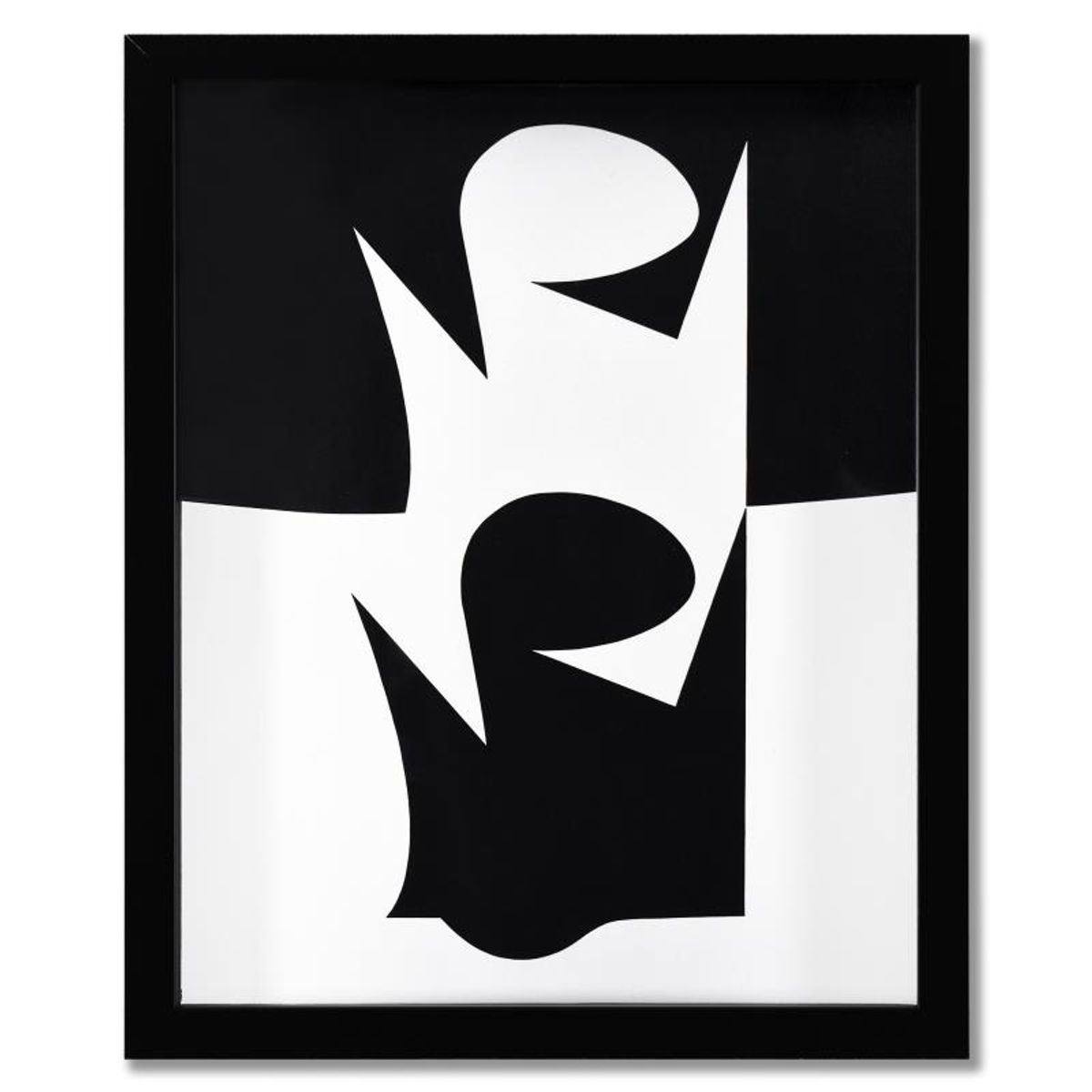 Victor Vasarely (1908-1997), "Ontil, Uzok, et Imbituba de la serie Etres Ou Fantomes (Triptych)" Framed 1973 Heliogravure Prints with Letter of Authenticity