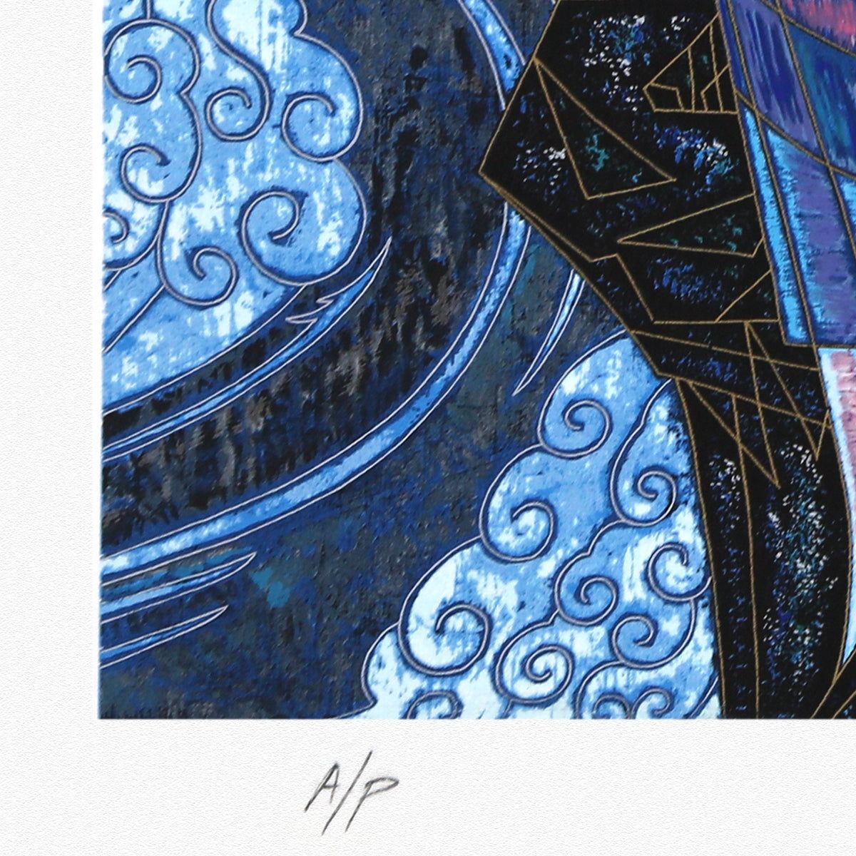 Ting Kuang- Silkscreen "Rhyme of Fountain"