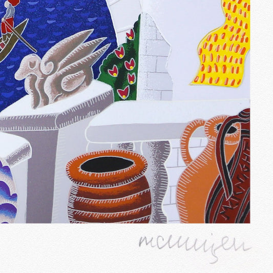 Thomas Mcknight- Serigraph "Classical Bridge"