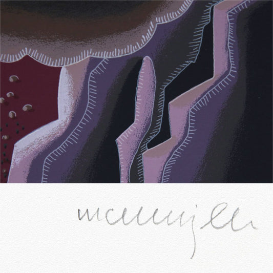 Thomas Mcknight- Serigraph "Running Nubians"