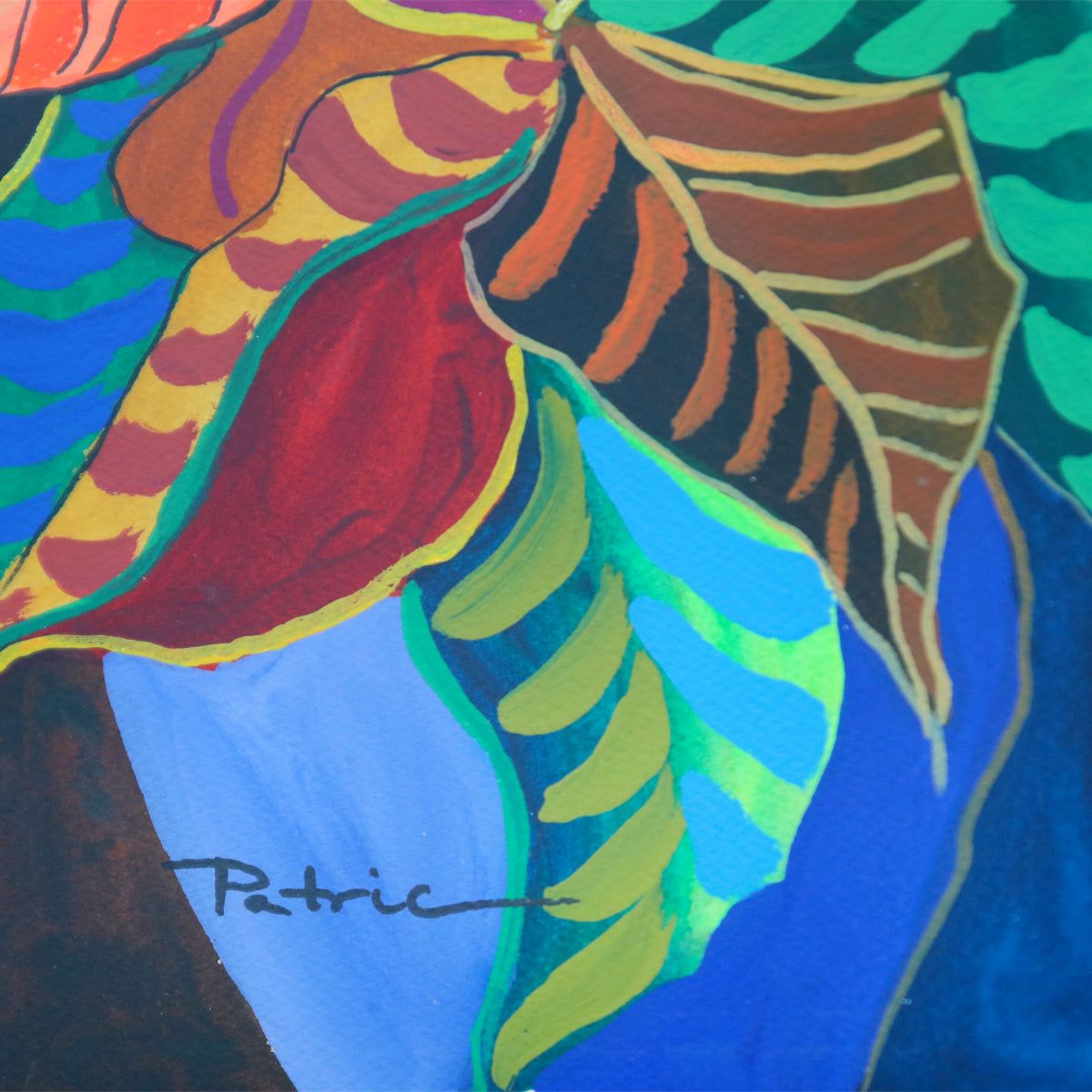 Patricia Govezensky- Original Watercolor "Vibrant Rhythms"