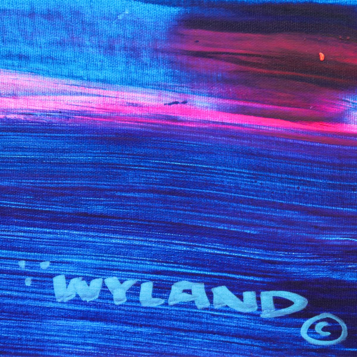 Wyland- Original Painting on Canvas "Abstract"