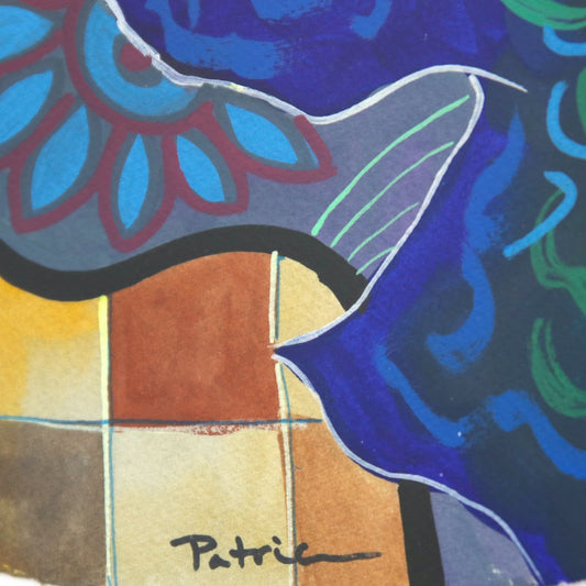 Patricia Govezensky- Original Watercolor "Abstract Memories"