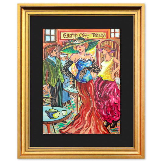 Patricia Govezensky- Original Watercolor "Electric Garden"