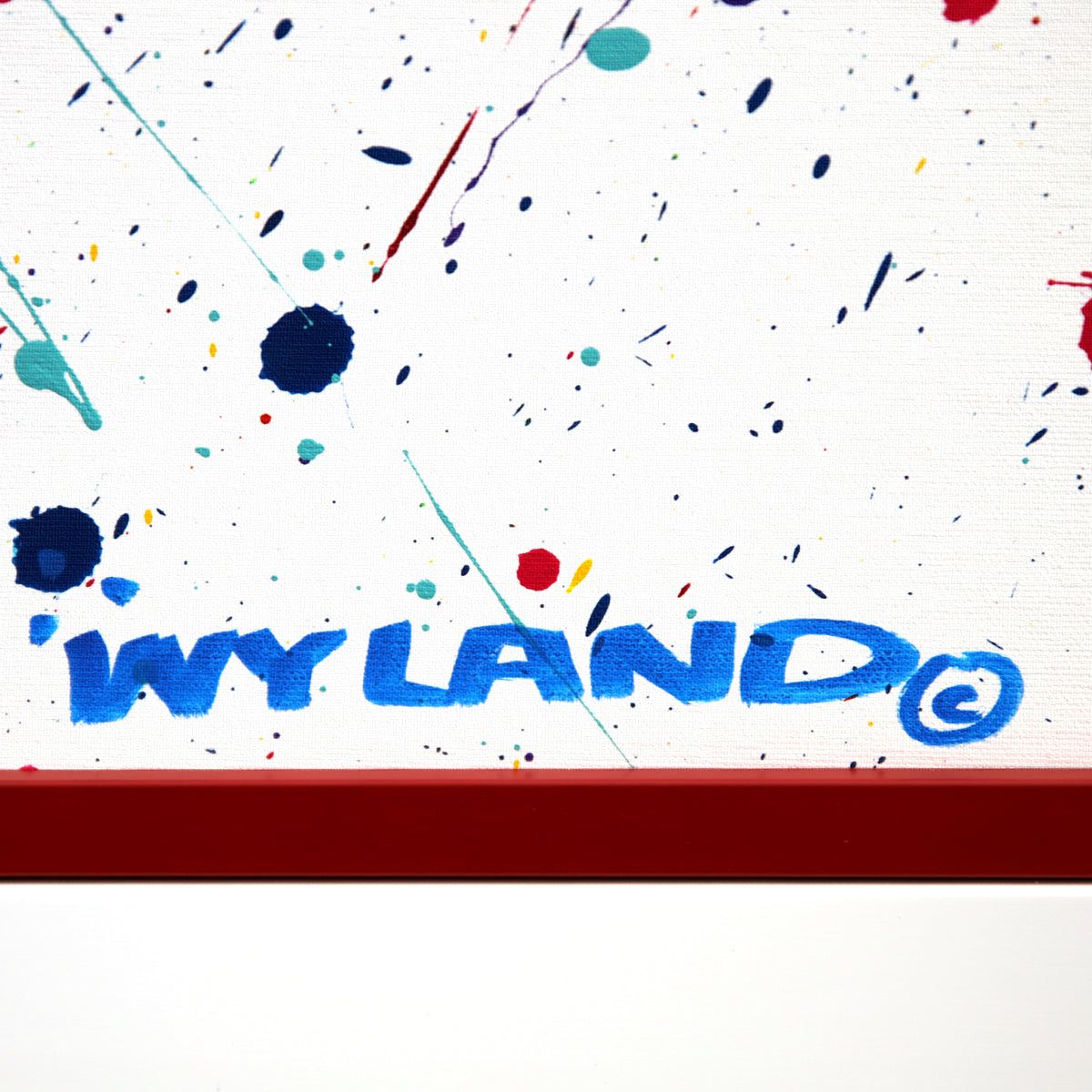 Wyland- Original Painting on Canvas "Abstract"