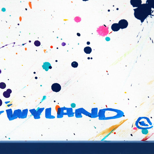 Wyland- Original Painting on Canvas "Abstract"