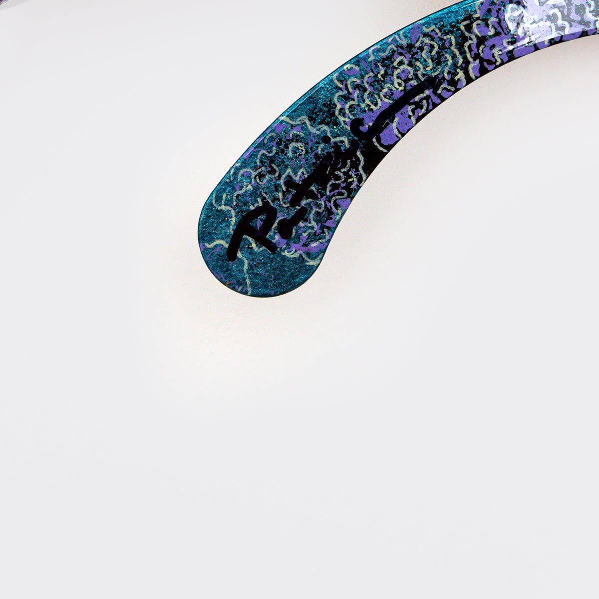 Patricia Govezensky- Original Painting on Cutout Steel "Trumpet"