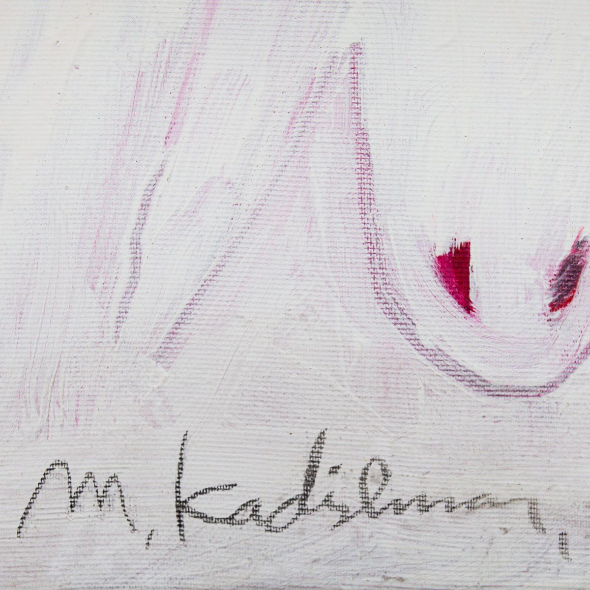 Menashe Kadishman- Original Acrylic on Canvas "Untitled"