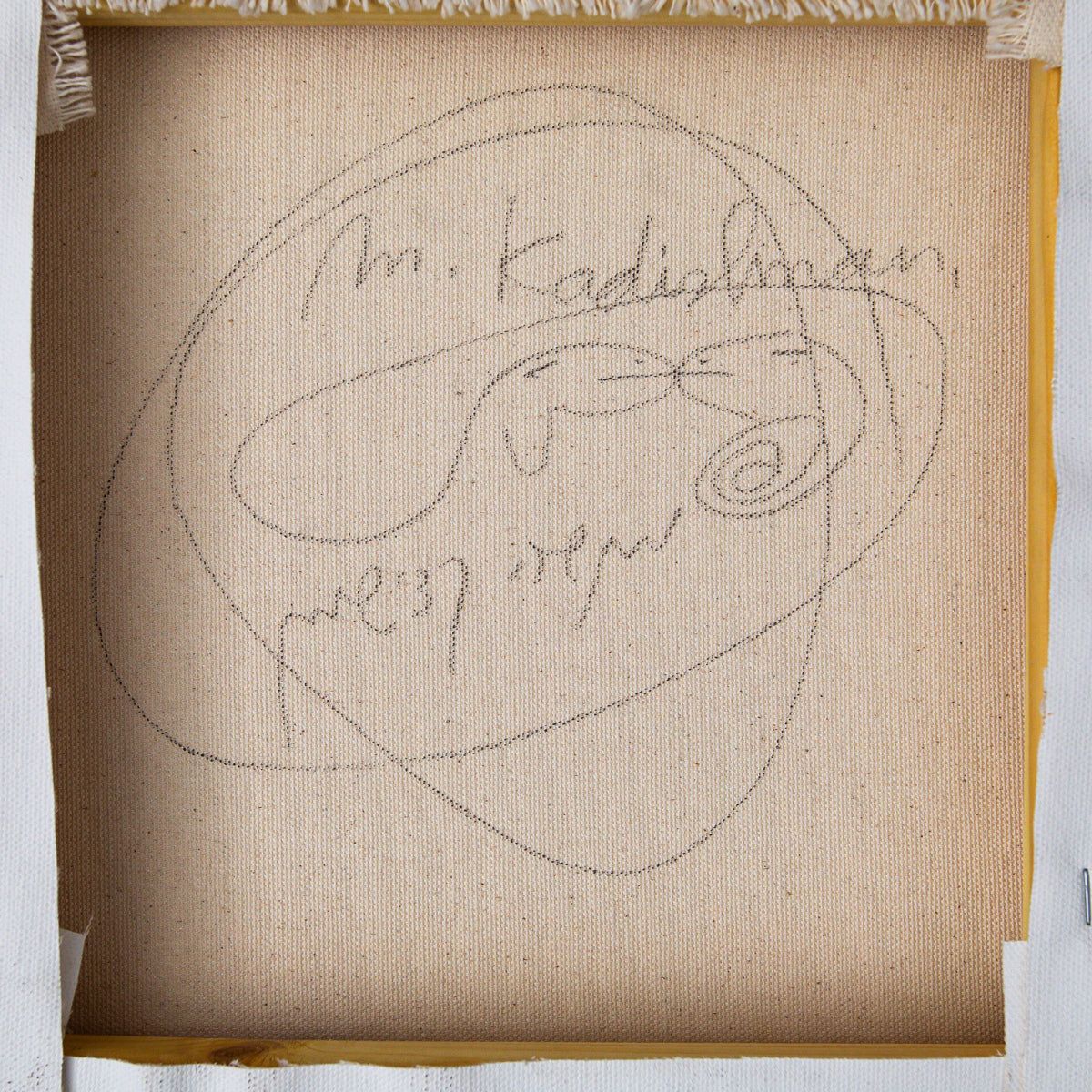 Menashe Kadishman- Original Acrylic on Canvas "Untitled"