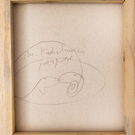 Menashe Kadishman- Original Acrylic on Canvas "Untitled"