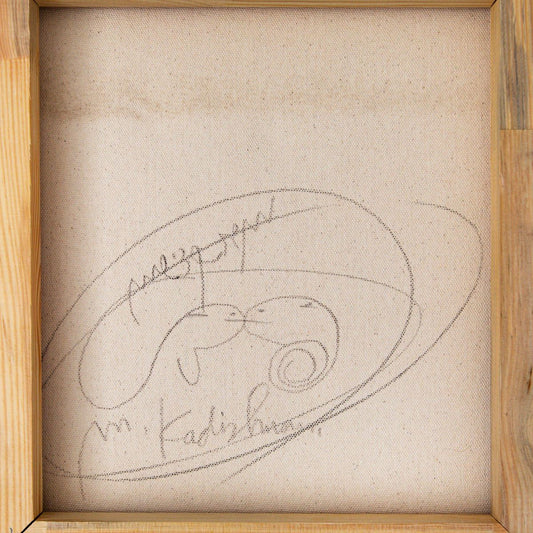 Menashe Kadishman- Original Acrylic on Canvas "Untitled"