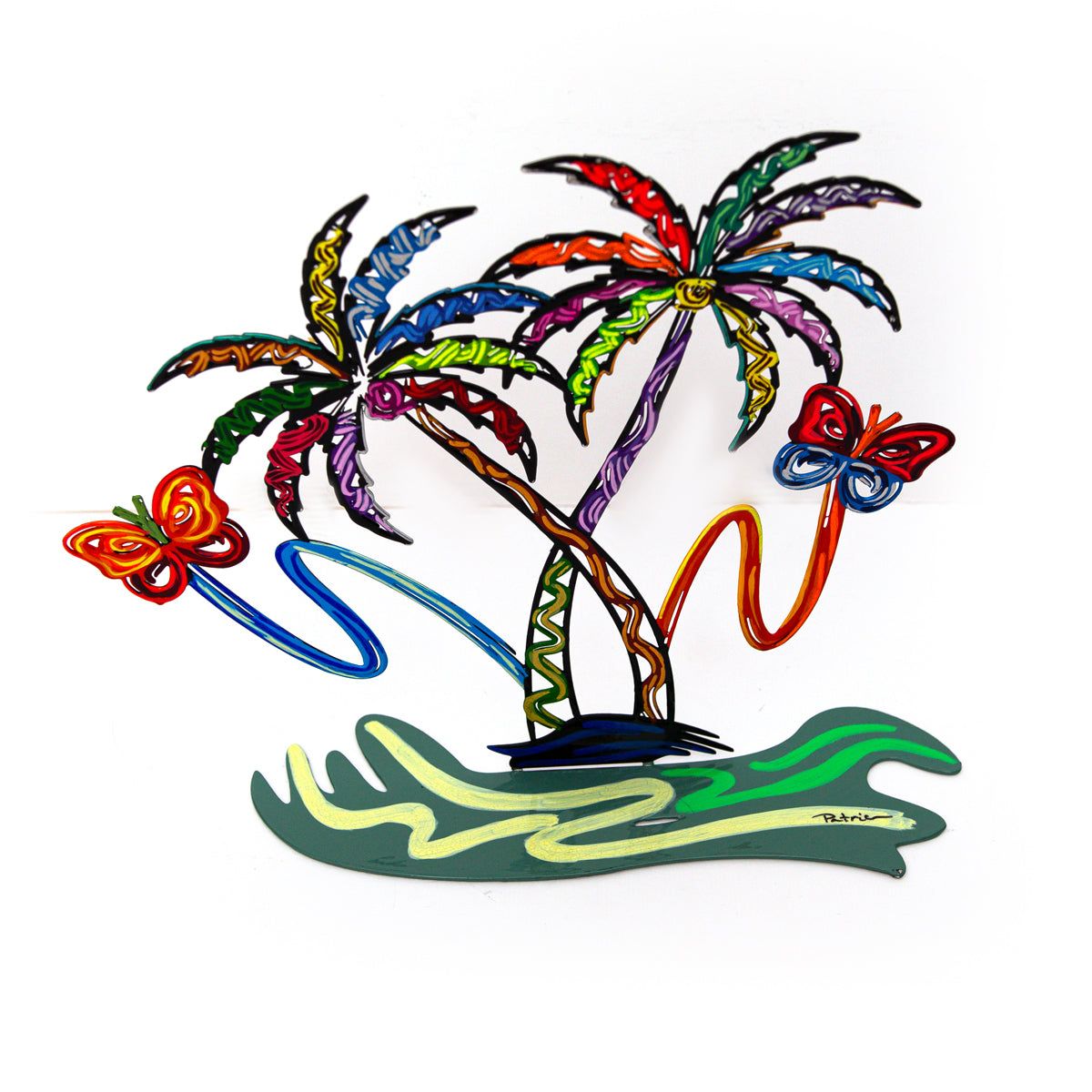 Patricia Govezensky- Original Free Standing Sculpture "Tropical Whirl"