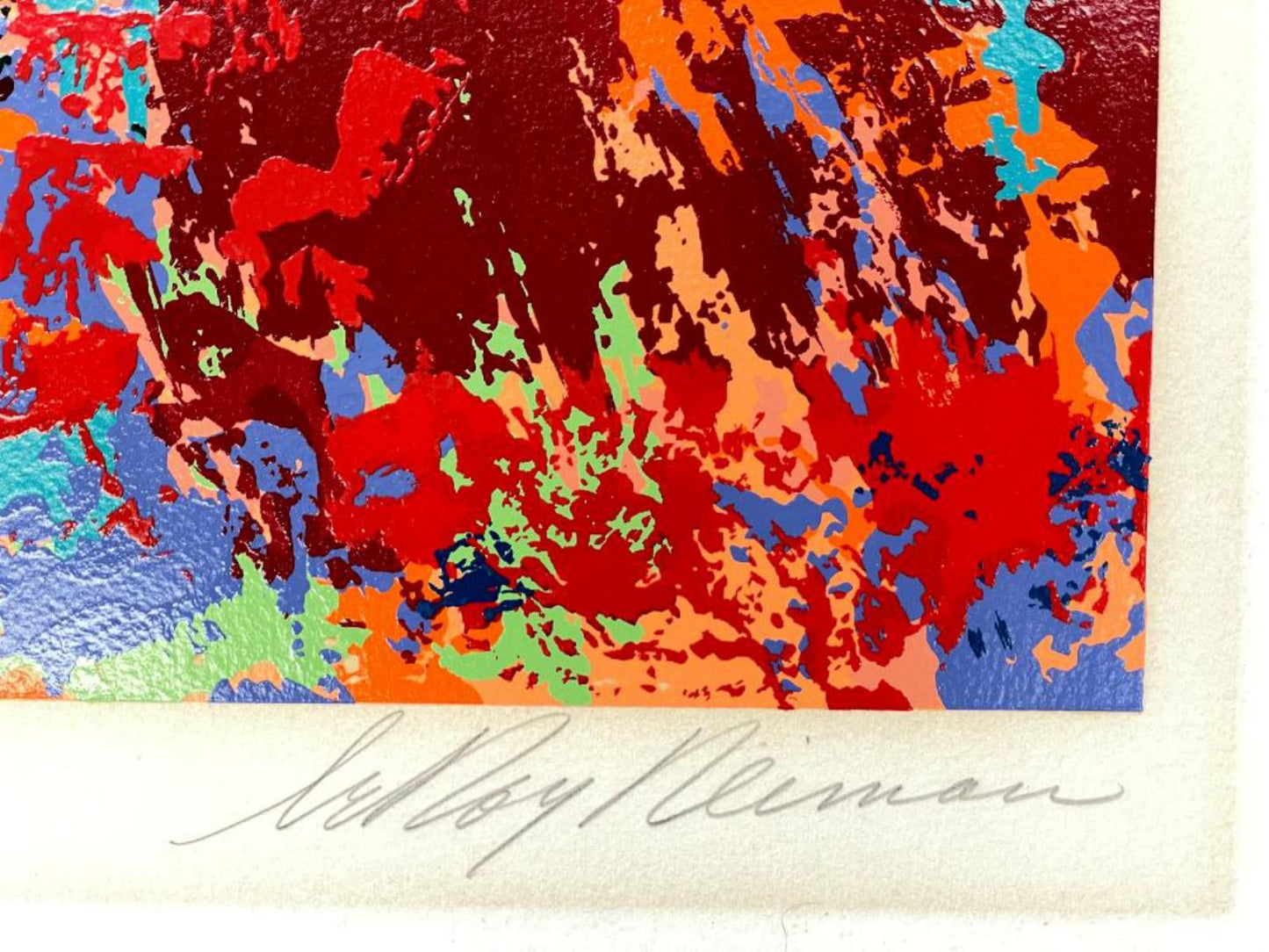 Leroy Neiman- Serigraph "Pole Vaulter"
