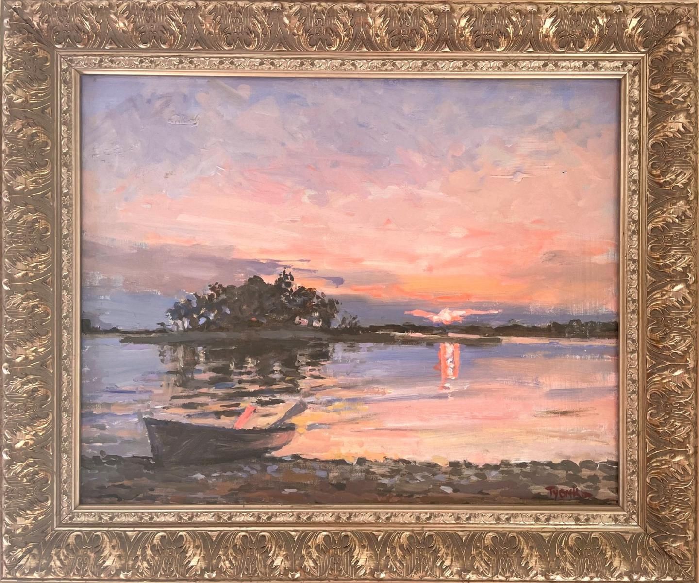 Boris Tyomkin- Oil on canvas "Fall Upstate NY"