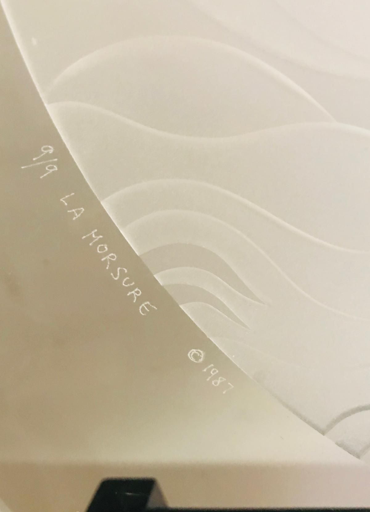 Guillaume Azoulay - Hand sandblasted starfish crystal glass sculpture