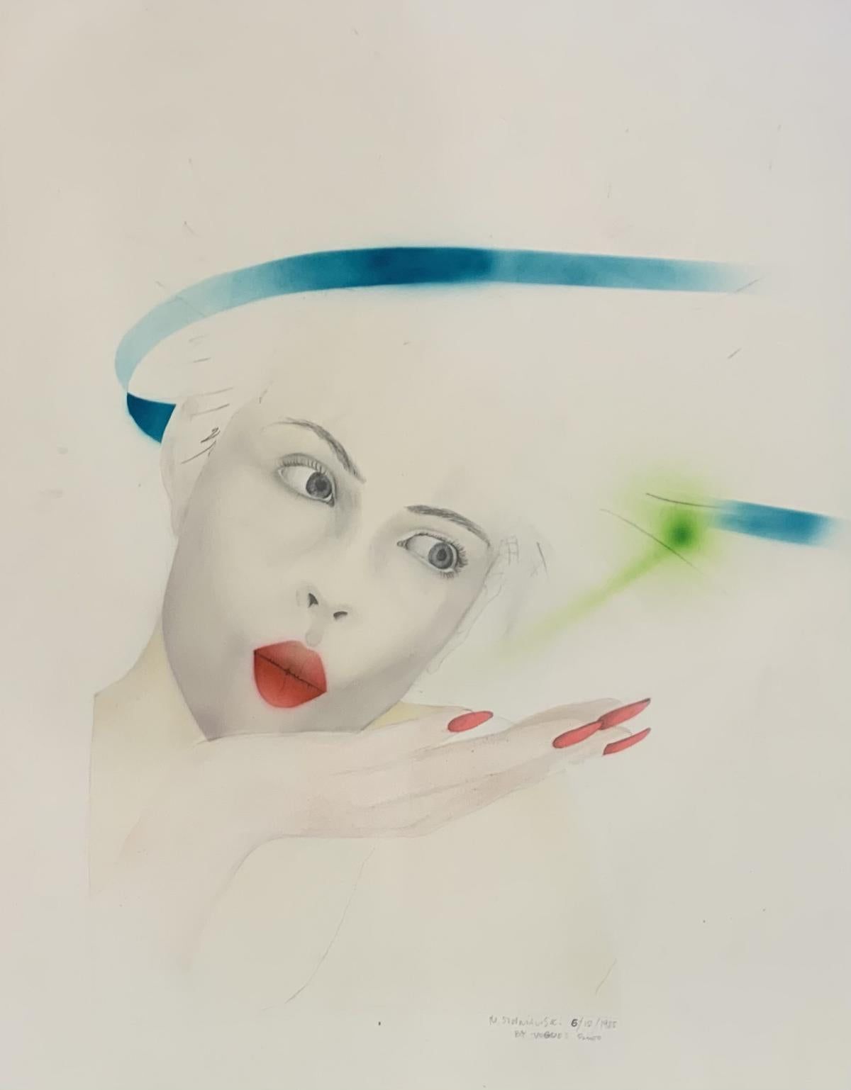 M. Szaniawski- Airbrush on paper