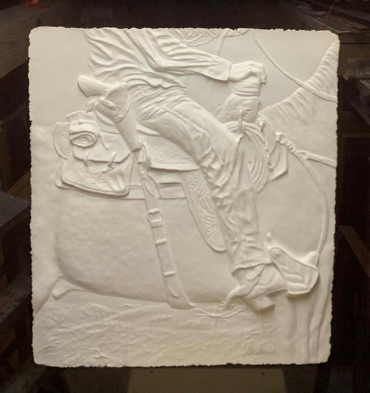 Carlo Wahlbeck- Cast Paper wall sculpture