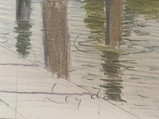 Unknown- Original watercolor on paper