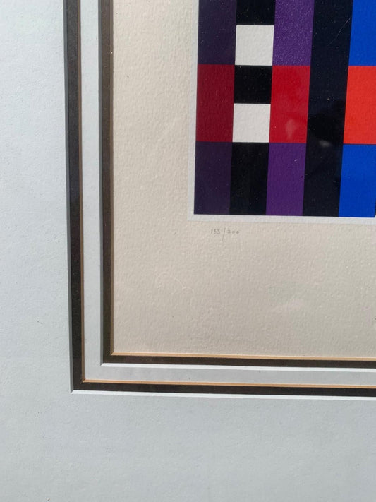 Yaacov Agam- Serigraph limited edition