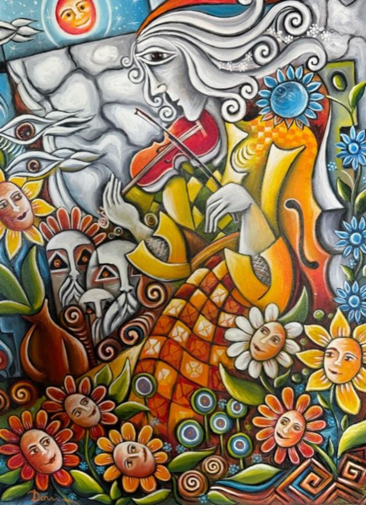 A. Doni- Original painting on canvas