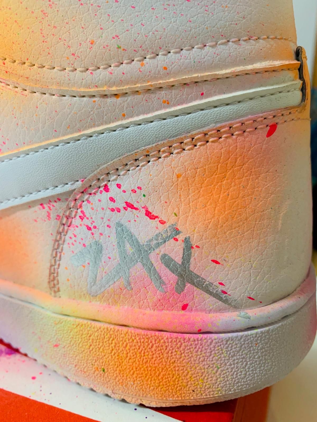 E.M Zax- 1/1 Nike shoes hand painted Size 12