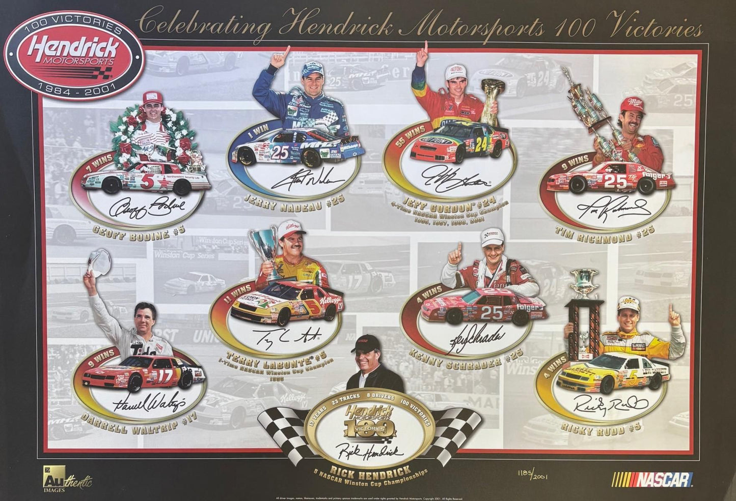 NASCAR- Limited edition lithograph on paper
