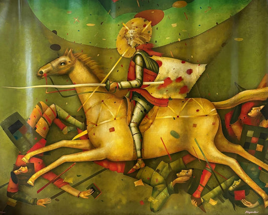 Mihail Aleksandrov- Limited edition Serigraph "The Rider"