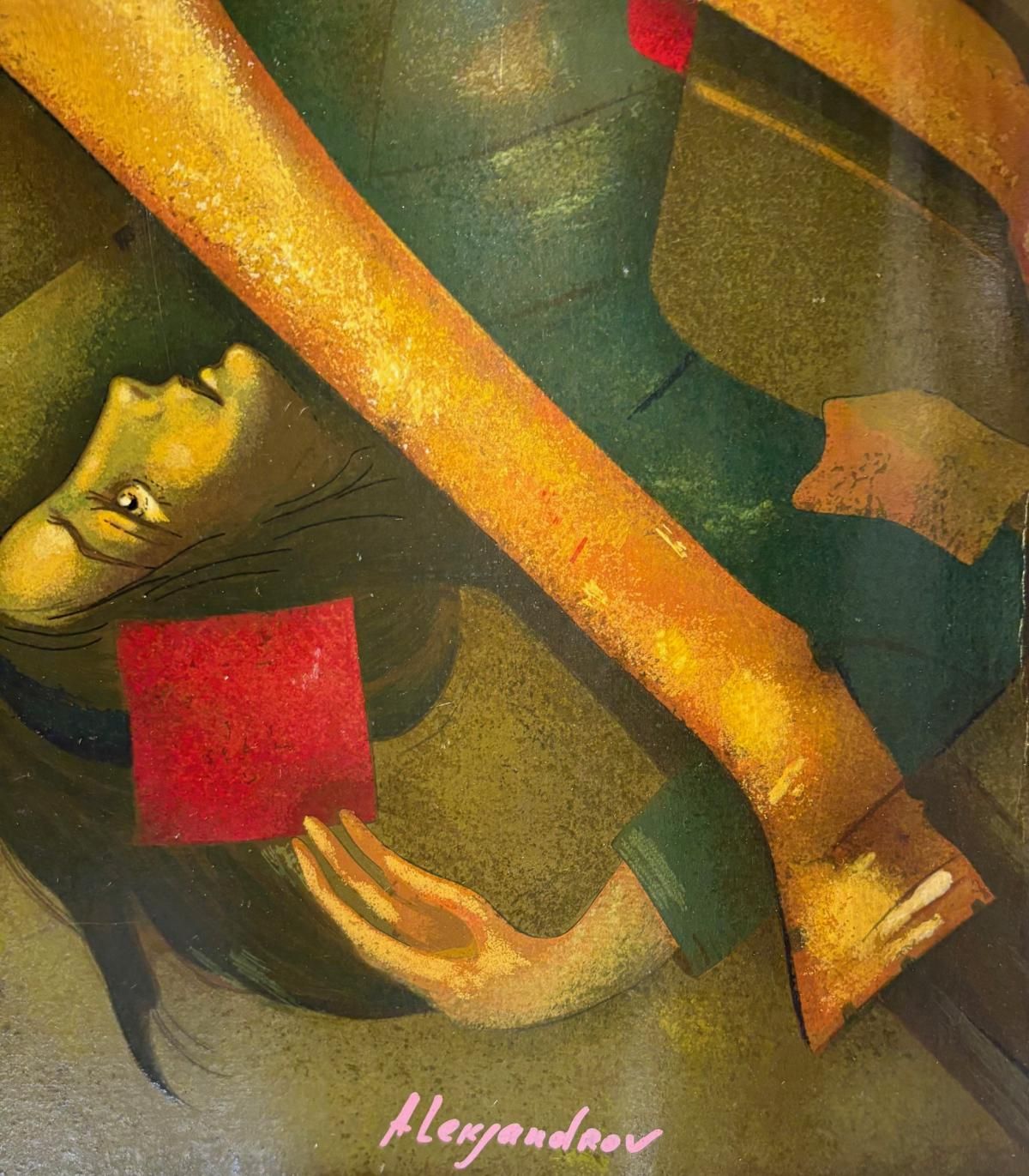 Mihail Aleksandrov- Limited edition Serigraph "The Rider"