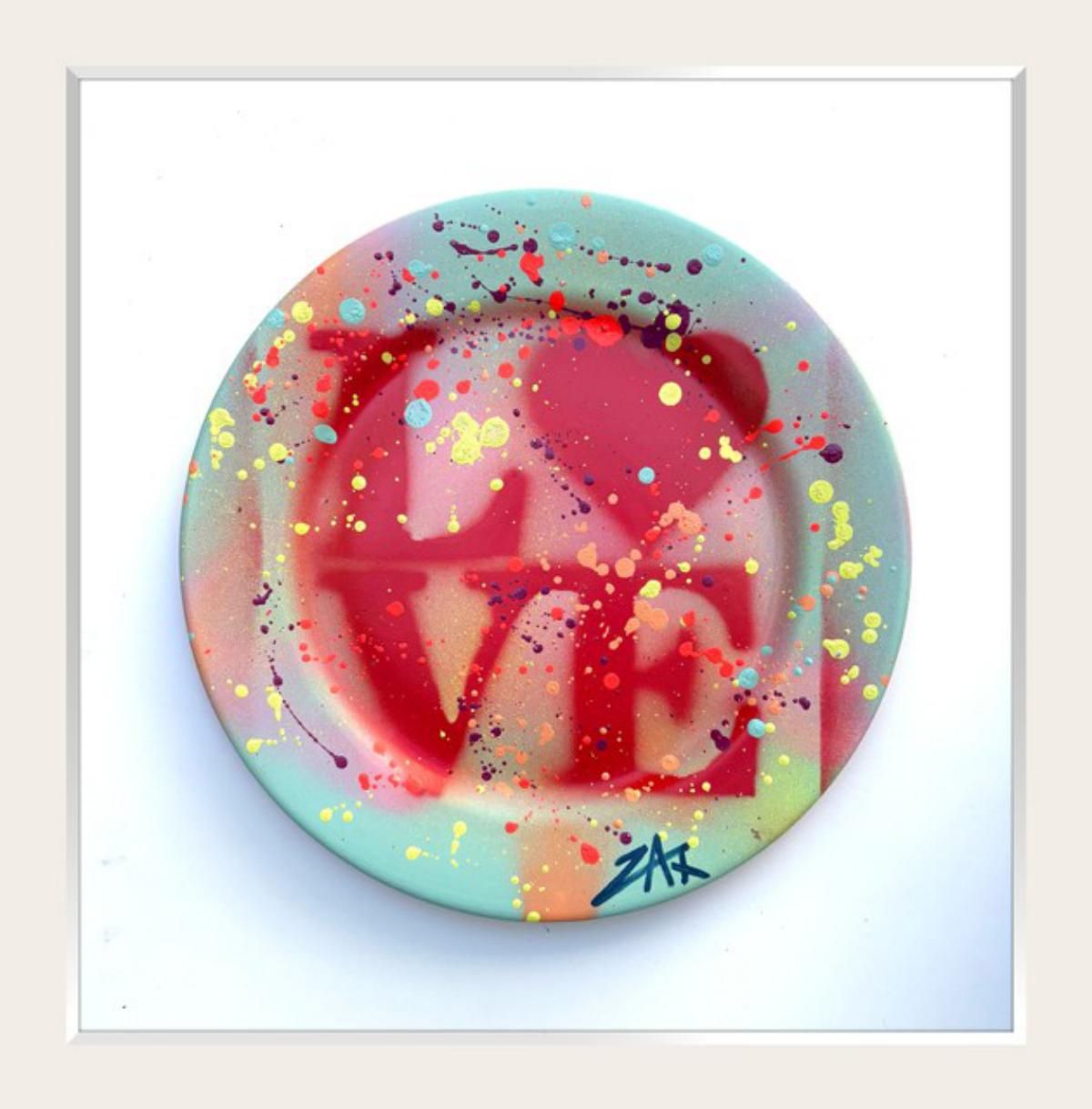 E.M Zax- 1/1 hand painted on ceramic