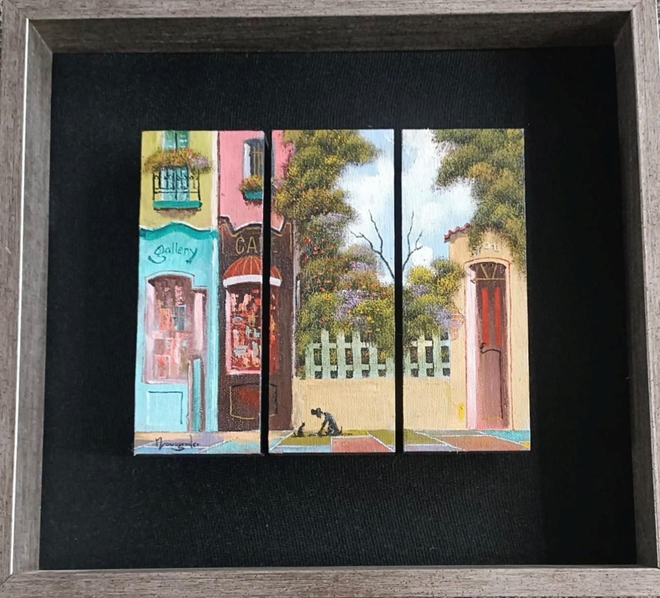 JACOV NOWOGRODER- Original oil on panel board